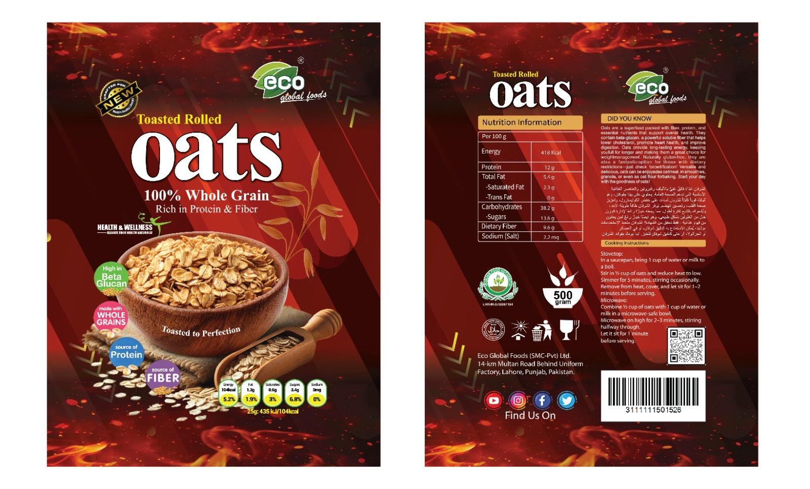 Organic Rolled Oats 4