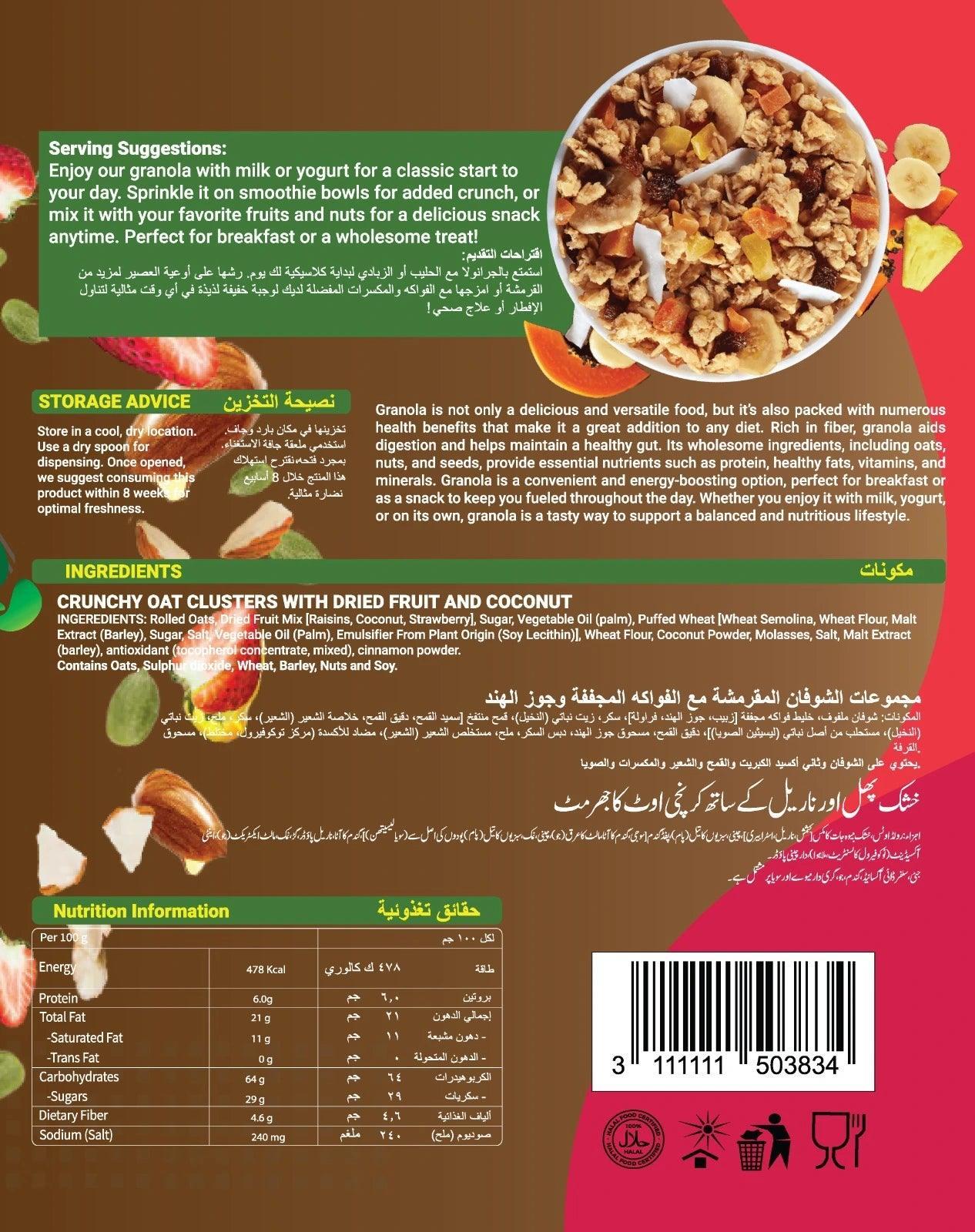 Tropical Fruit Granola Cereal 3